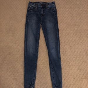 American Eagle super high rise jeggings